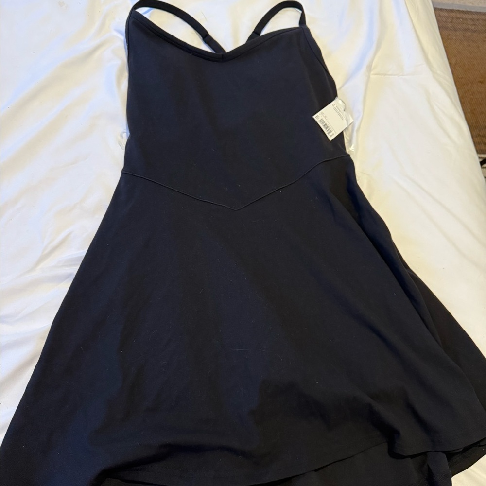 Black athletic romper